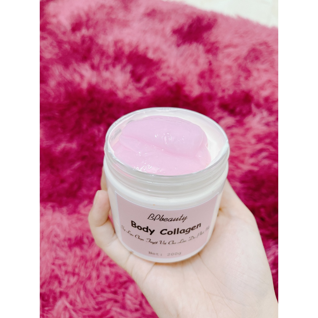 Kem dưỡng trắng da body COLLAGEN handmade dành cho da chai lỳ giúp bật tone trắng sáng mềm mịn, cung cấp dộ ẩm BPbeauty