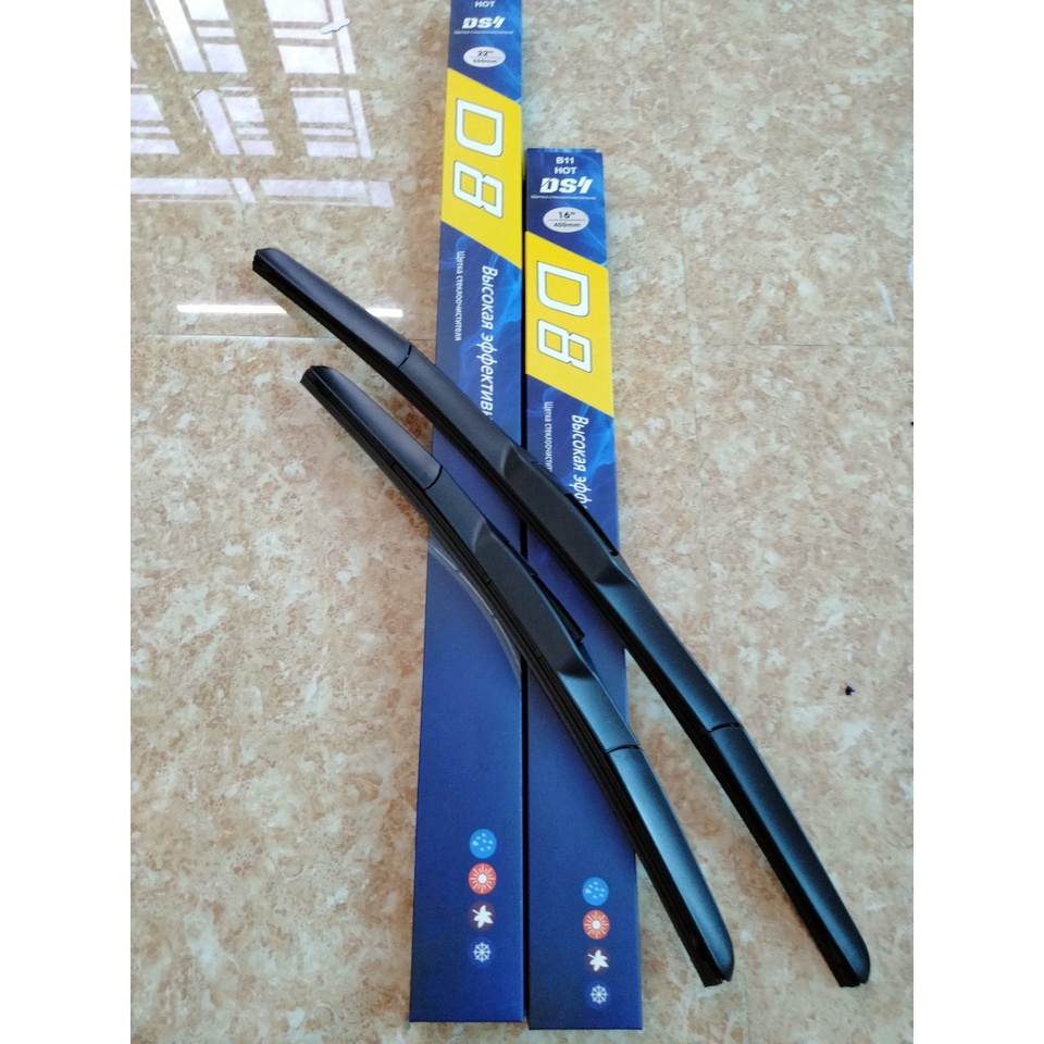 Gạt mưa ô tô Denso Rusia loại silicone và 3 khúc cao cấp siêu sạch đủ size lỗi 1 đổi 1