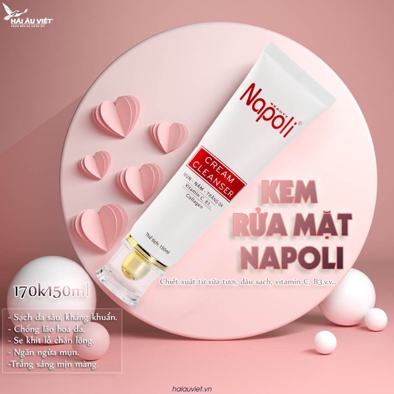 [SỮA RỬA MẶT CAO CẤP CHÍNH HÃNG Napoli]