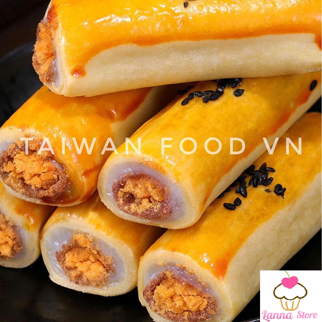 Bánh 3Q cây nhân trứng muối / đậu đỏ cuộn ngàn lớp - Hongkong