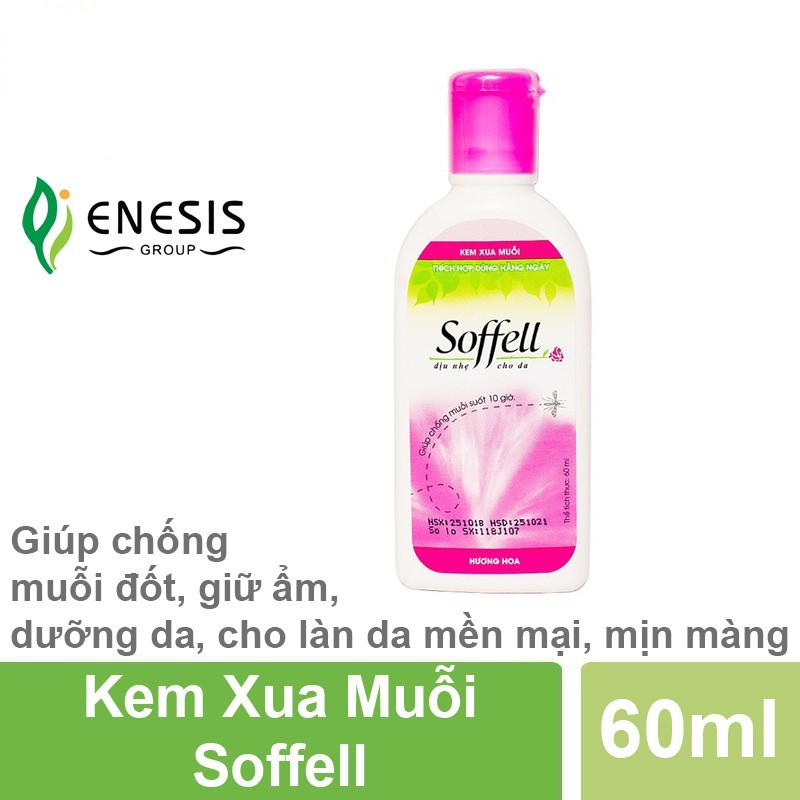 CHỐNG MUỖI SOFFELL - BẢO VỆ MUỖI CHO CẢ GIA ĐÌNH (KEM VÀ XỊT)