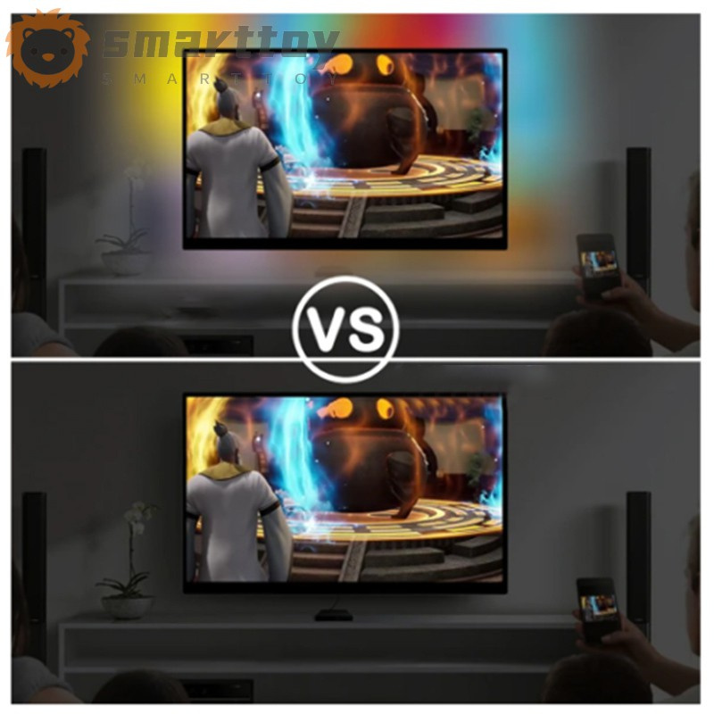 Bộ dây đèn led trang trí phía sau TV / màn hình máy tính DIY | BigBuy360 - bigbuy360.vn