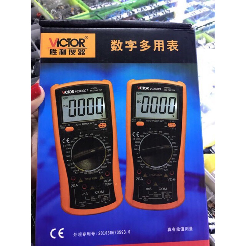 Đồng hồ vạn năng điện tử hiển thị số VICTOR VC890C +
