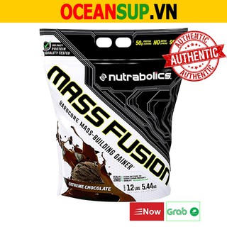 Sữa Tăng Cân Mass Fusion Nutrabolics Bịch 5.4kg Tăng Cơ Nạc