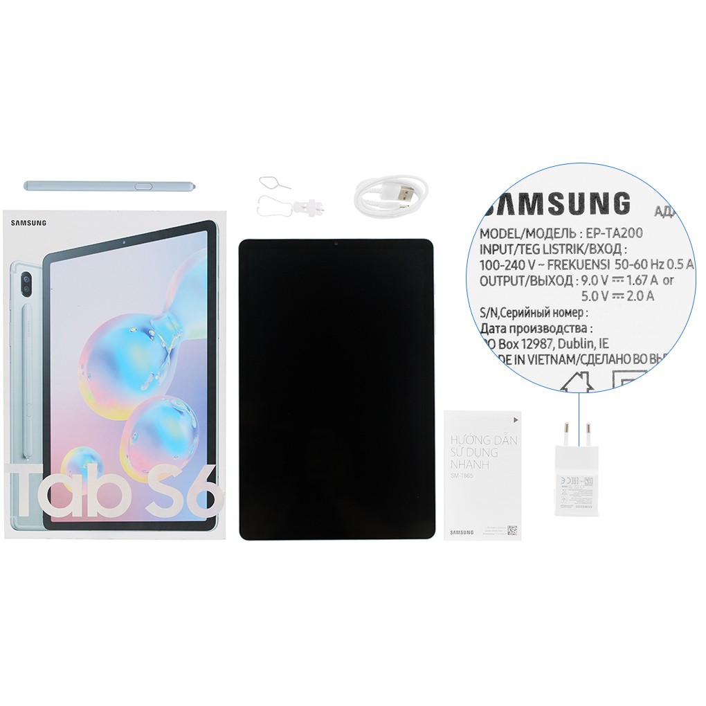 Máy tính bảng Samsung Galaxy Tab S6 (6GB/128GB) - Kèm bút S-Pen, tặng Bao da bàn phím - Hàng Chính Hãng | BigBuy360 - bigbuy360.vn