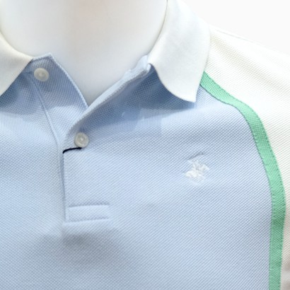 Beverly Hills Polo Club - Áo polo Ngắn tay Nam Regularfit Xanh nhạt LB- BHPC PMRSS20TL095