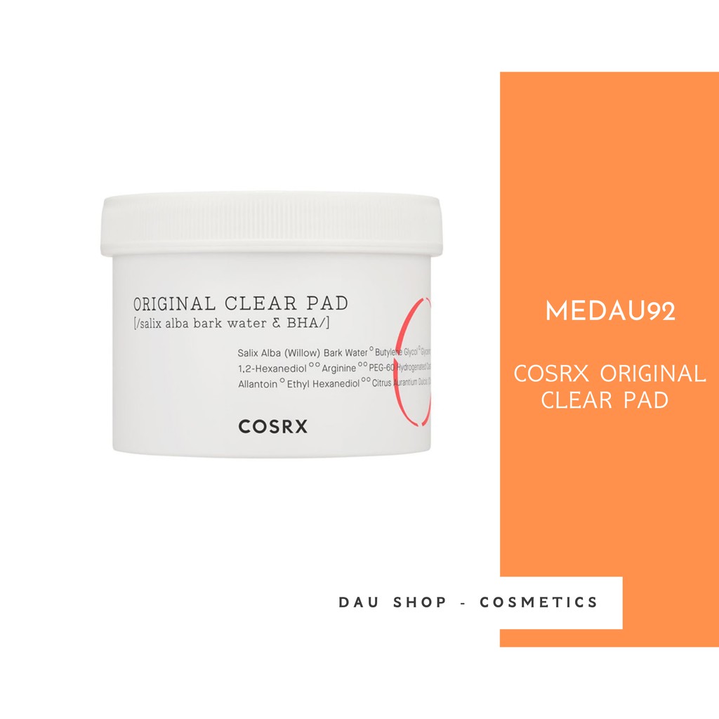 Bông tẩy da chết giảm mụn COSRX One Step Pimple Clear Pad