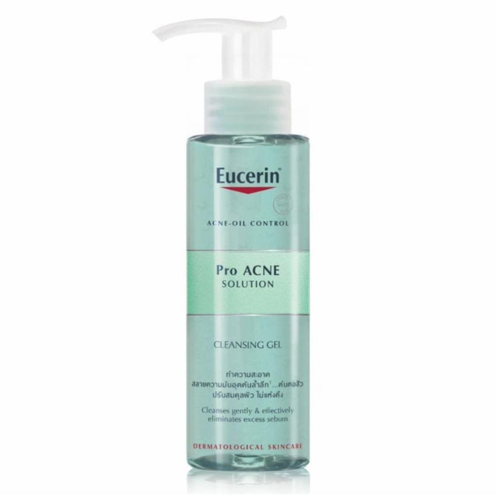 Eucerin Sữa Rửa Mặt Dạng Gel Dành Cho Da Nhờn Mụn ProAcne Cleasing Gel 400ml