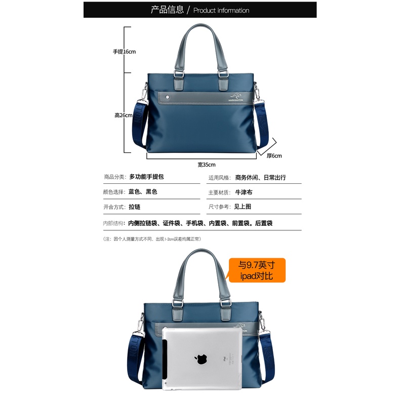 Mới Túi Xách Vải Oxford Thời Trang Cho Nam | BigBuy360 - bigbuy360.vn