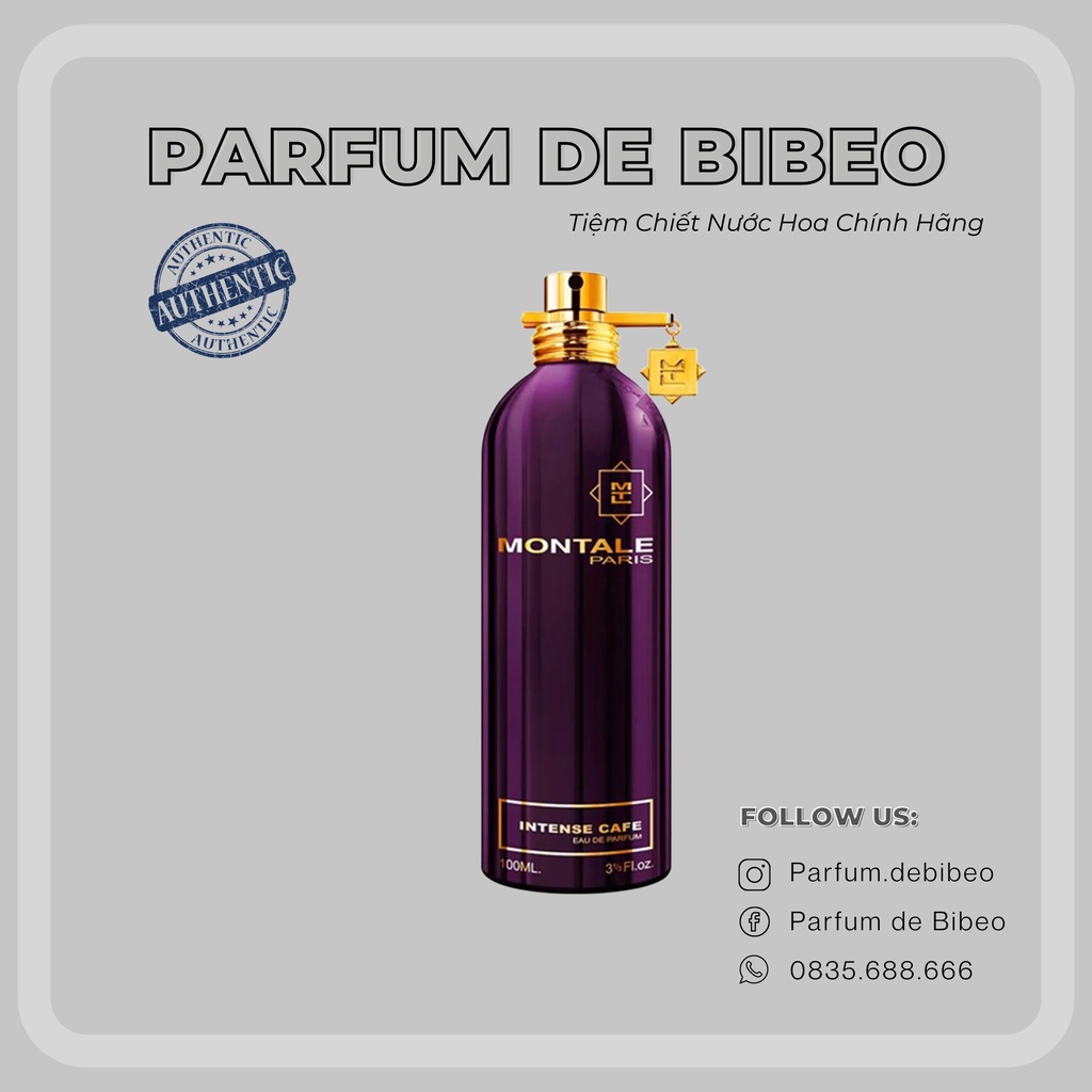 Parfum de Bibeo-Nước hoa thử Mont Intense Cafe