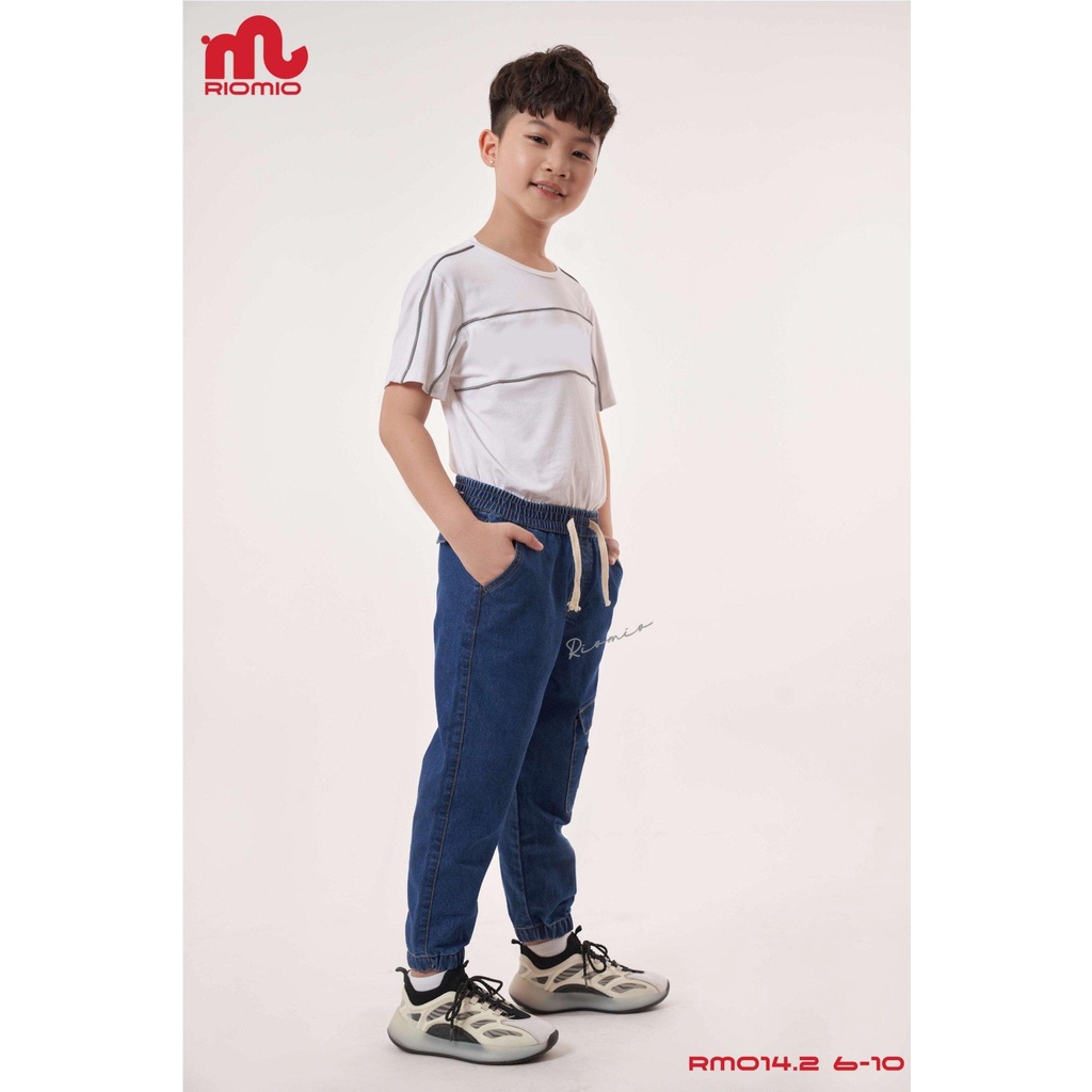 Quần dài Jeans bé trai Riomio túi hộp jogger size 6 - 9 tuổi Tiệm Nhà Sóc