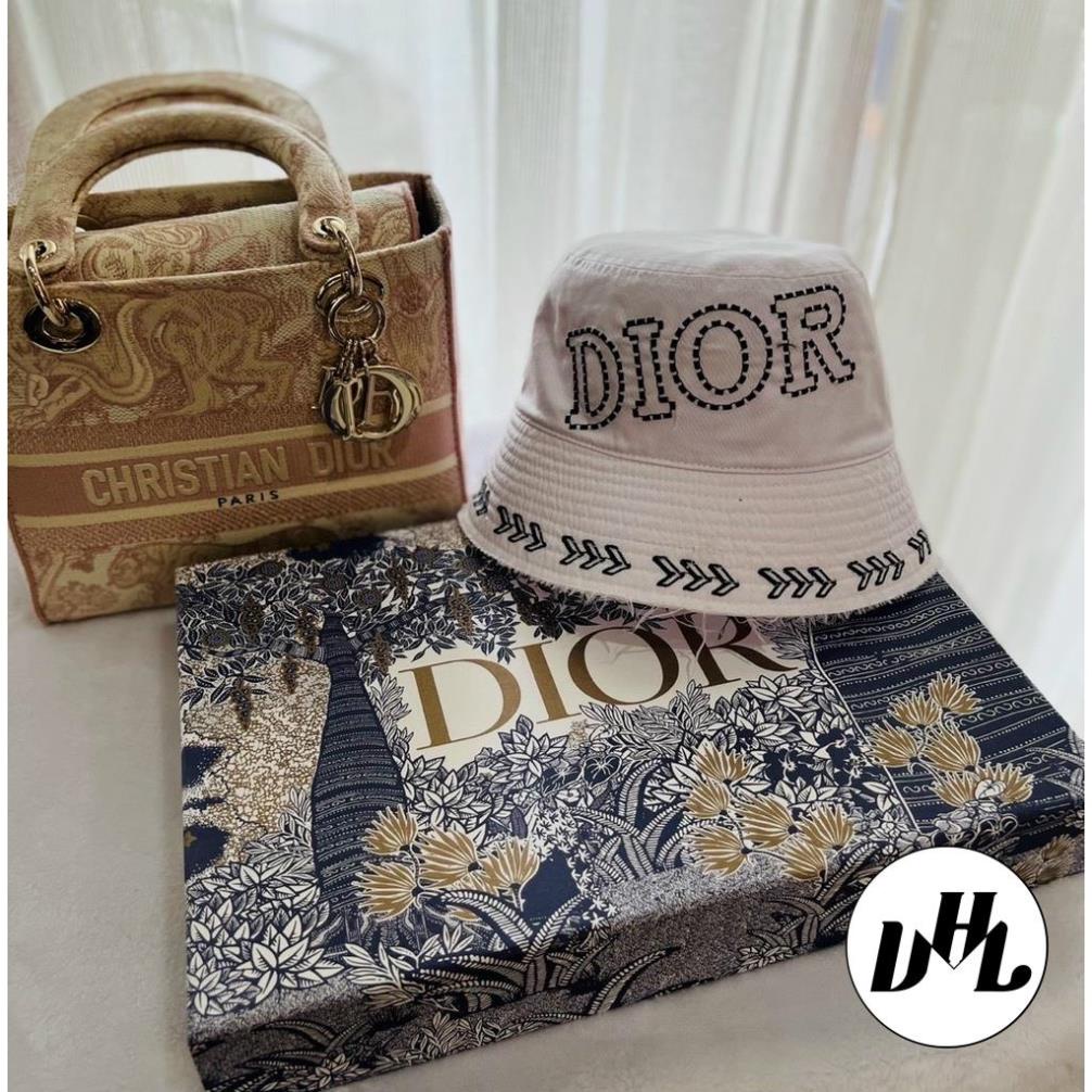 Mũ rộng vành, nón Bucket vành tròn DIOR vải Kaki dày chuẩn thời trang cá tính (Ảnh thật)_DR03
