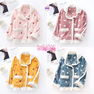Áo bông viền lông cừu b08