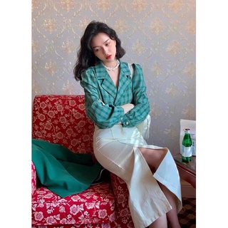 [Order] Áo sơ mi kẻ cổ vest 4 khuy