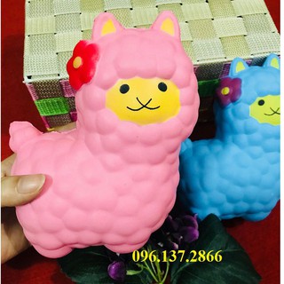  ( Cừu to hồng ) squishy cừu hồng cực đại khổng lồ - đáng yêu hết cỡ   )  Rbán nốt nghỉ  SMS3459