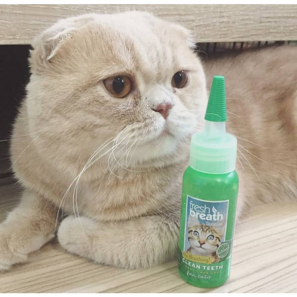 Gel làm sạch răng miệng cho chó mèo Tropiclean 59ml xuất xứ Mỹ