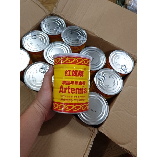 thức ăn cho cá bảy màu atermia vàng ( hủ 50g )