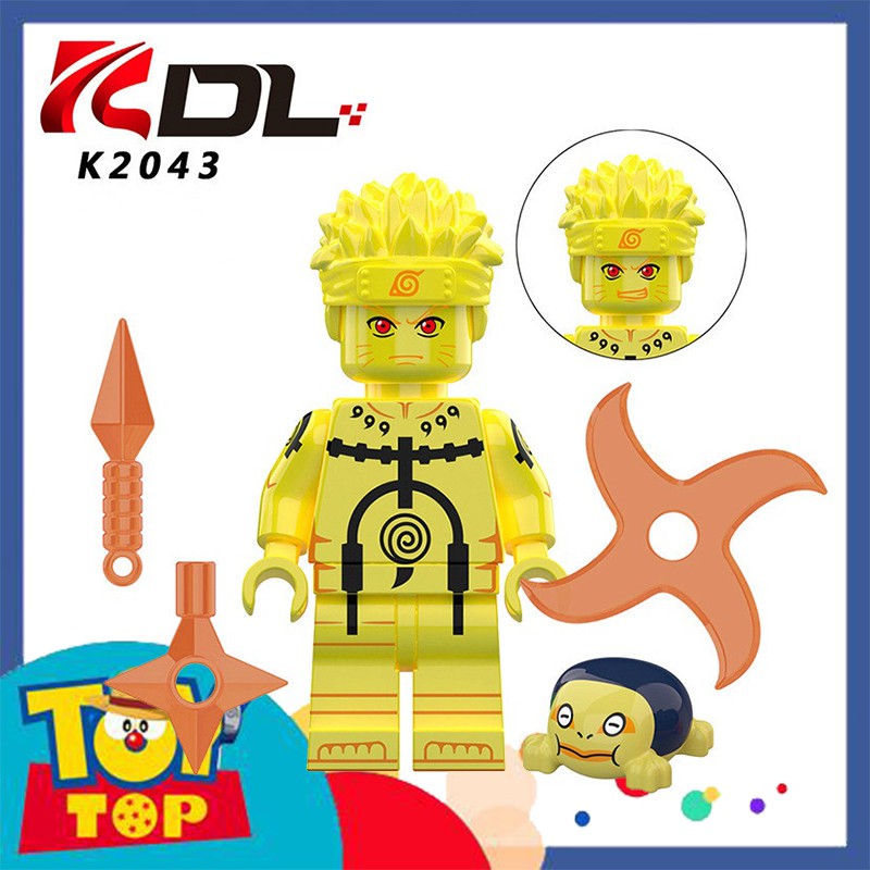 [Một con] Minifigures ghép Naruto Ninja - lắp ráp các mẫu trạng thái Naruto , Hashirama , Kisame siêu hot KDL 806