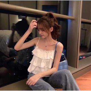 🌼 Áo 2 dây bèo nhún nữ 🌼