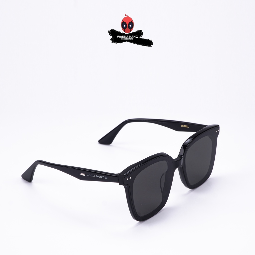 Mắt kính mát nam nữ thời trang Hàn Quốc dáng vuông chống chói chống tia UV cao cấp Wanna Hang Lo Cell WHGM130