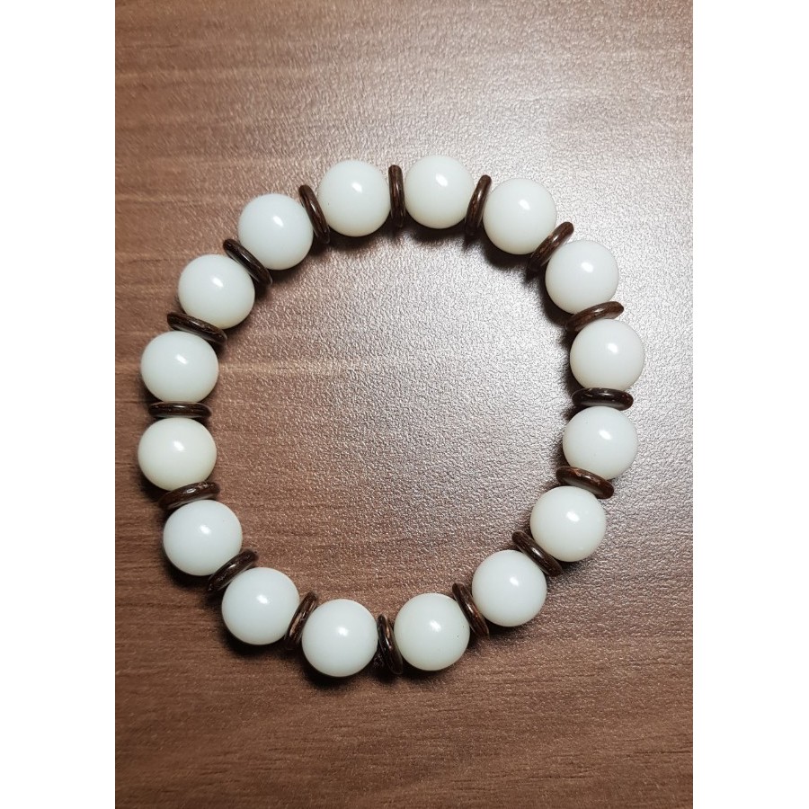 Vòng tay bồ đề nam nữ chuỗi kim cang bồ đề cao cấp BĐ41 phối gỗ dừa