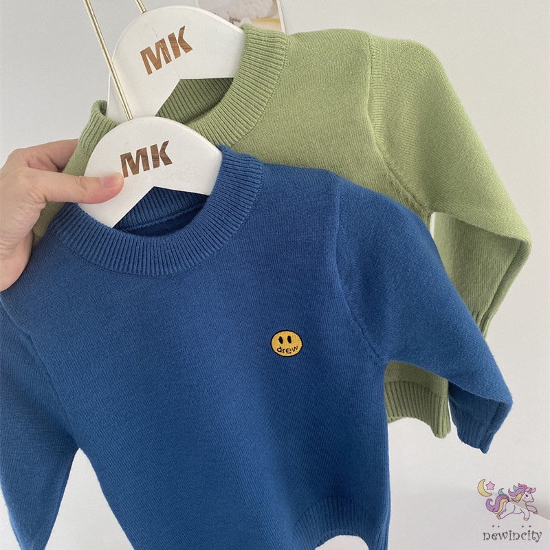 Áo sweater tay dài họa tiết hoạt hình thời trang Hàn Quốc đáng yêu cho bé
