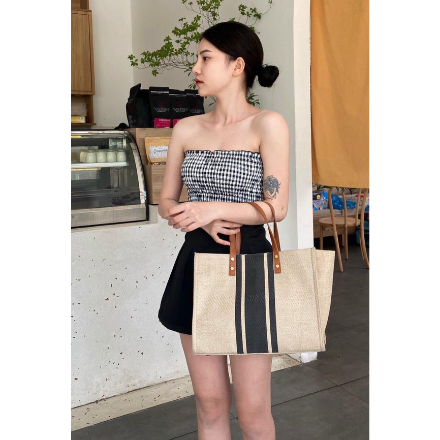 Áo Ống Voan Nhún Caro