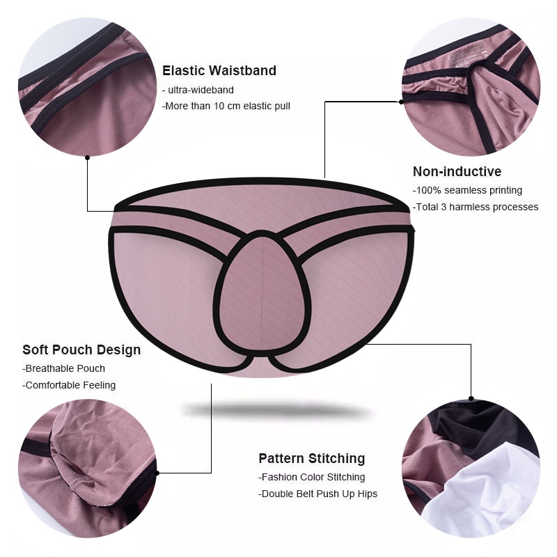 Quần lót lưng thấp thoáng khí gợi cảm thời trang dành cho nam AD7105