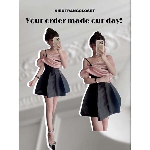 [TIFFANY DRESS] VÁY XOÈ TRỄ VAI TƠ