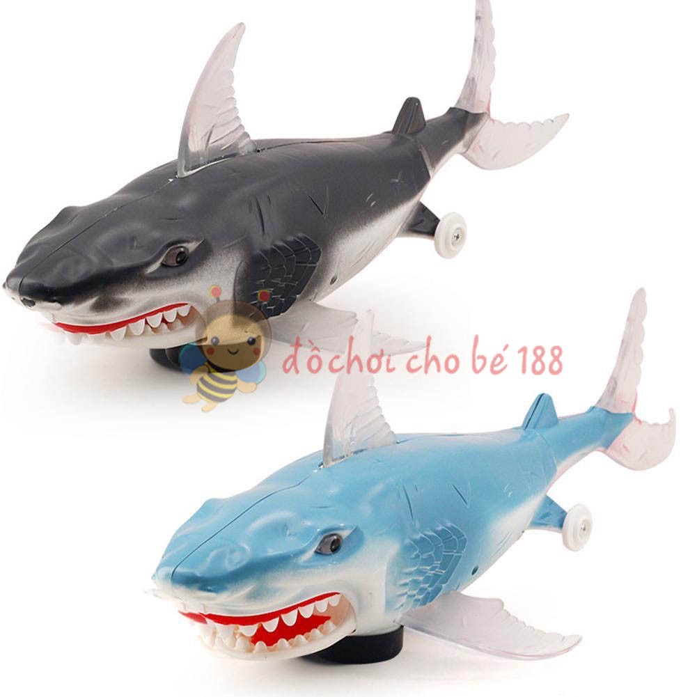 ĐỒ CHƠI CÁ MẬP Cá heo CHẠY PIN. CÓ NHẠC, ĐÈN LED ĐỦ MÀU