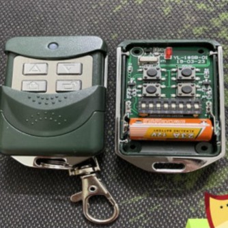 Điều khiển cửa cuốn mã gạt tần số 433 mhz germany sóng siêu khỏe