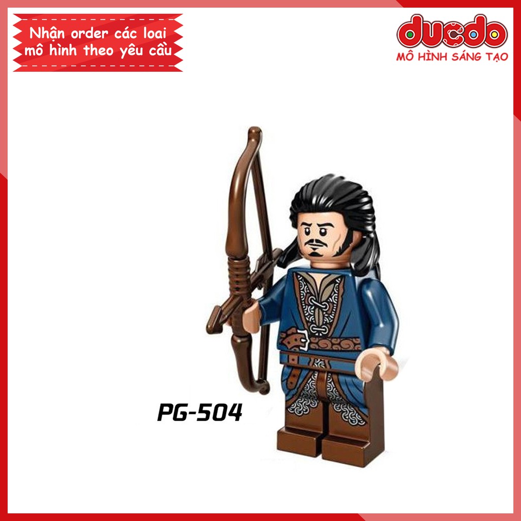 Minifigures Kỵ Binh Rohan phim Chúa Tể Những Chiếc Nhẫn - Đồ chơi Lắp ghép Xếp hình Mô hình Mini POGO PG8031