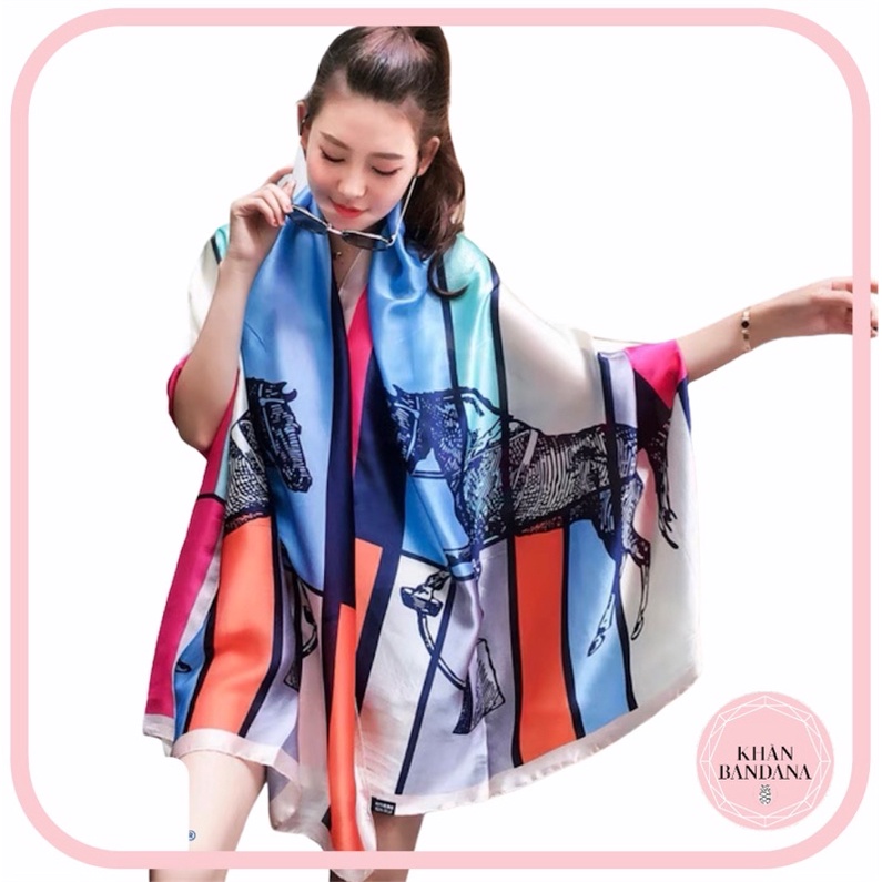 Khăn choàng lụa thanh lịch size 95x180cm