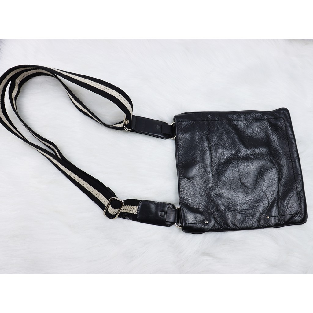 Túi đeo Nam BALLY Black chính hãng Sản xuất ITALY #4