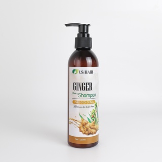 Dầu gội chiết xuất gừng dưỡng tóc us hair chai 250ml - ginger shampoo