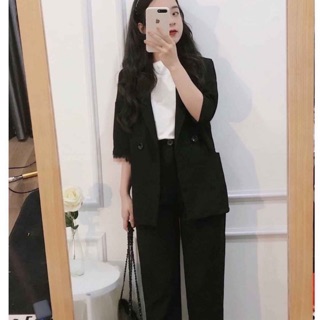 Sét vest quần dài