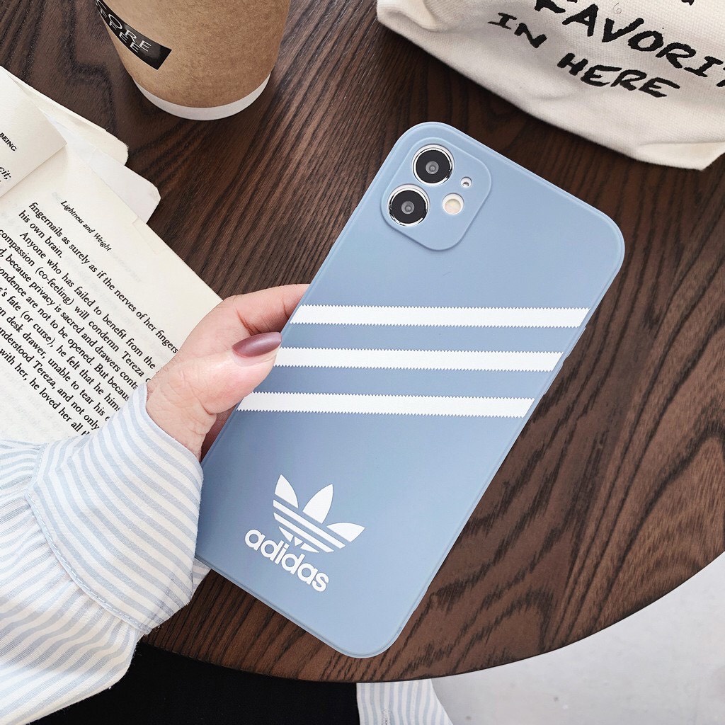 Ốp lưng iphone hình logo A.di.das A04 cạnh vuông chống sốc bảo vệ camera 7plus/8plus/x/xs/xsmax/11/12/13/pro/promax/plus