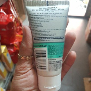 Sữa rửa mặt nivia men 50g