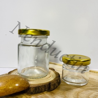 Lọ thủy tinh nắp thiếc cao cấp đựng gia vị kiểu tròn 25ml và 35ml an toàn cho người sử dụng