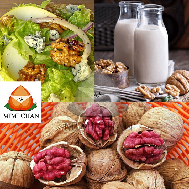 Combo Nhân Quả Óc Chó Đỏ Mỹ 250g - Hạnh Nhân Tách Vỏ Nguyên Vị Mỹ 500g