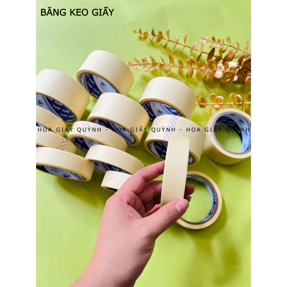 BĂNG KEO GIẤY 2.4CM/4.8CM