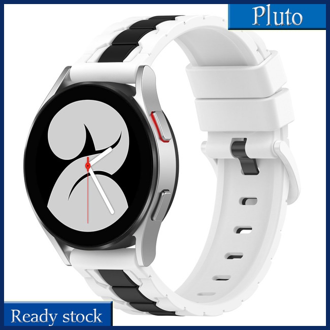 Mới Dây Đeo Silicon Hai Màu 20mm Cho Đồng Hồ Thông Minh Samsung Galaxy Watch5 Watch4