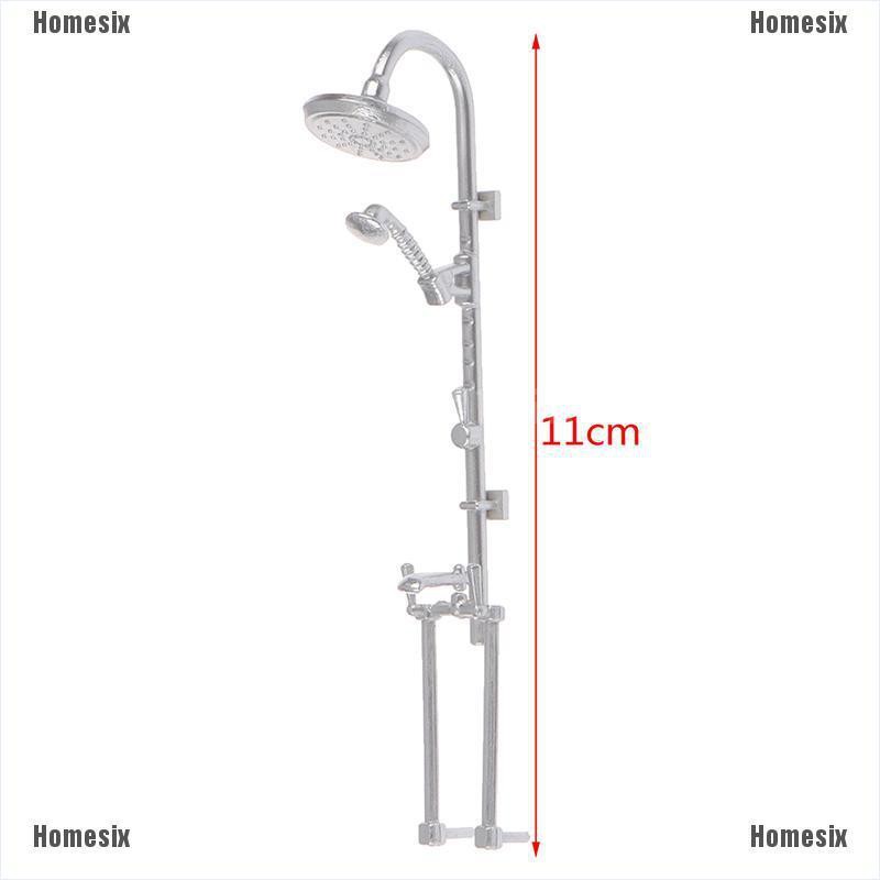 [HoMSI] 1:12 Dollhouse Miniature Bathroom Faucet Bath Shower Faucet Bath Shower Model SUU