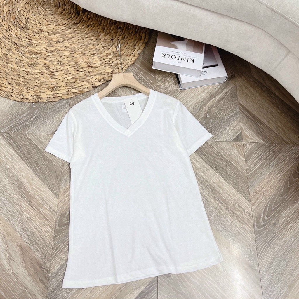 Áo pull cotton cổ tim