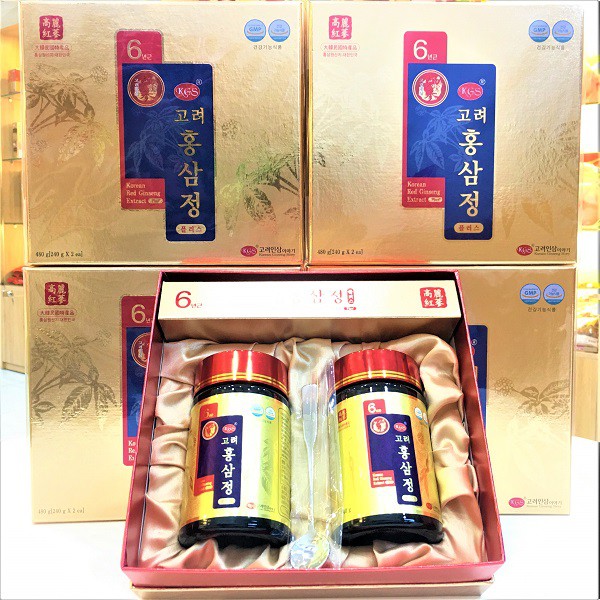Cao Hồng Sâm KGS Korean Red Ginseng Extract Plus Hàn Quốc 2 Lọ X 240g Hàng Chính Hãng