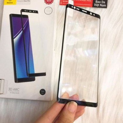 [Mã ELFLASH5 giảm 20K đơn 50K] KÍNH CƯỜNG LỰC FULL MÀN 3D CHO GALAXY NOTE 8 HIỆU BASEUS CHÍNH HÃNG