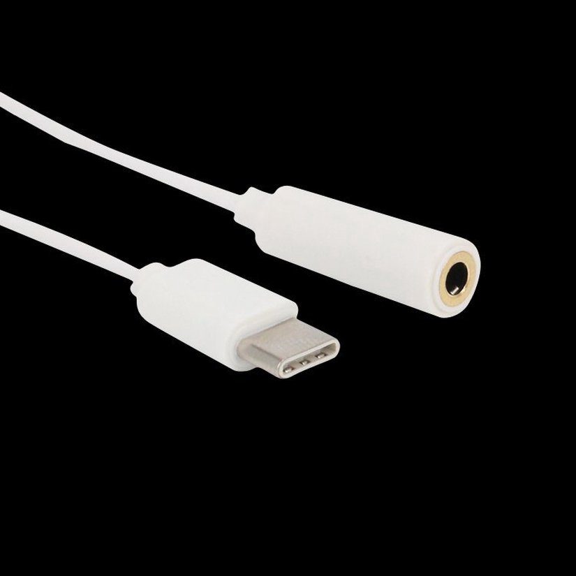 Dây cáp chuyển đổi âm thanh tai nghe USB Type-C đực sang giắc cắm cái USB Type-C 3.5mm cho Letv