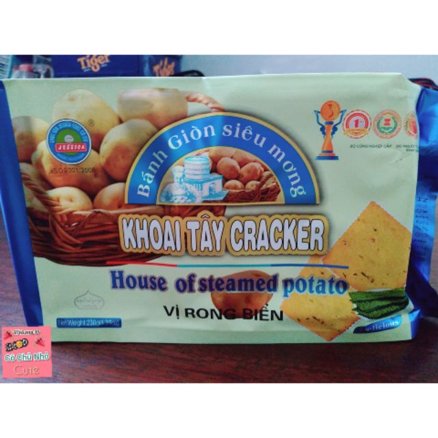 Bánh Cracker Khoai Tây Siêu Mỏng 238g