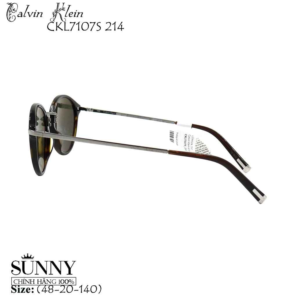 CKL7107S - kính mát Calvin Klein chính hãng, bảo hành toàn quốc