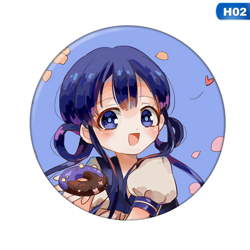 flowersqueen Ghim Cài Áo Hình Nhân Vật Anime Xinh Xắn